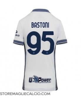 Inter Milan Alessandro Bastoni #95 Maglia Gara Trasferta Repliche 2024-25 Donna